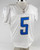 2019 Detroit Lions Matt Prater #5 Game Used White Practice Jersey 46 357