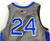 2021-22 Air Force Falcons #24 Game Issued Pos Used Grey Jersey Basketball L 267