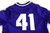 2023 Texas Christian TCU Frogs #41 Game Used Purple Practice Jersey Baseball L 2