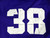 2023 Texas Christian TCU Frogs #38 Game Used Purple Practice Jersey Baseball L 1