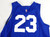 2023-25 Detroit Pistons #23 Game Used Blue Practice Jersey HFH Patch L DP88496