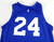 2023-25 Detroit Pistons #24 Game Used Blue Practice Jersey HFH Patch L DP88497