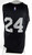 2024-25 Detroit Pistons Daniss Jenkins #24 Game Used Black Practice Jersey  0