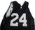 2024-25 Detroit Pistons Daniss Jenkins #24 Game Used Black Practice Jersey  0