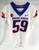 2020 Boise State Broncos #59 Game Used White Jersey Football NP Rem 44 DP99938