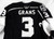 Ontario Reign Helge Grans #3 Game Used Black Jersey 56 DP98461