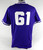2023 Texas Christian TCU Frogs #61 Game Used Purple Practice Jersey Baseball L36