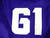 2023 Texas Christian TCU Frogs #61 Game Used Purple Practice Jersey Baseball L36