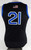 2023-24 Air Force Falcons #21 Game Issued Pos Used Black Jersey Basketball L 014