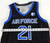 2023-24 Air Force Falcons #21 Game Issued Pos Used Black Jersey Basketball L 014