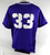 2023 Texas Christian TCU Frogs #33 Game Used Purple Practice Jersey Baseball 1