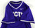 2023 Texas Christian TCU Frogs #33 Game Used Purple Practice Jersey Baseball 1