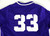 2023 Texas Christian TCU Frogs #33 Game Used Purple Practice Jersey Baseball 1