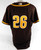 2021 San Diego Padres Antunez #26 Game Used Brown Jersey Throwback ST BP 46 554