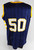 2000s Akron Zips #50 Game Used Navy Jersey Basketball XL 024