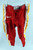 2000s Iowa State Cyclones Game Issued Red Football Pants Size M DP100876