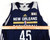 2015-16 New Orleans Pelicans Bertans #45 Game Issued Navy Practice Jersey XL 78