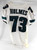 1993-96 Philadelphia Eagles Lester Holmes #73 Game Issued White Jersey 48 207