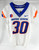 Boise State Broncos #30 Game Used White Jersey Football NP R 42 DP99927