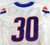 Boise State Broncos #30 Game Used White Jersey Football NP R 42 DP99927