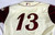 2024-25 Wisconsin Timber Rattlers #13 Game Used Cream Jersey Fauxback 44 992