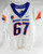 2022 Boise State Broncos #67 Game Used White Jersey Football NP Rem 48 DP99939