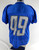 2021 Detroit Lions Curtis Bolton #49 Game Issued Blue Practice Jersey S 926