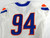 2019 Boise State Broncos #94 Game Used White Jersey MW Grad Patch Football 0