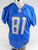 2017 Detroit Lions #81 Game Issued Blue Practice Jersey 46 205