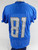 2017 Detroit Lions #81 Game Issued Blue Practice Jersey 46 205