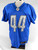 2017 Detroit Lions Jalen Reeves-Maybin #44 Game Used Blue Practice Jersey 48 238