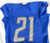 2016 Detroit Lions Ameer Abdullah #21 Game Used Blue Practice Jersey 46 258