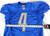 2022 Detroit Lions DJ Chark #4 Game Issued Blue Practice Jersey 44 260