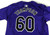 2024 Colorado Rockies Sterlin Thompson #60 Game Issued Pos Used Purple Jersey 3
