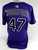 2025 Colorado Rockies Jake Woodford #47 Game Issued Pos Used Purple Jersey 46 0