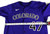 2025 Colorado Rockies Jake Woodford #47 Game Issued Pos Used Purple Jersey 46 0