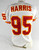 1994 Kansas City Chiefs Harris #95 Game Issued White Jersey 75 NFL Patch 48 894