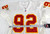 1996 Kansas City Chiefs #92 Game Used White Jersey 899