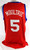 2011-12 Philadelphia 76ers Arnett Moultrie #5 Game Issued Red Jersey 2XL 939
