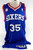 2013-14 Philadelphia 76ers Henry Sims #35 Game Issued Blue Jersey Iverson 3 P