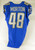 2023 Detroit Lions Zach Morton #48 Game Issued Blue Jersey 90th Patch 42+4 899