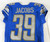 2023 Detroit Lions Jerry Jacobs #39 Game Issued Blue Jersey 90th Patch 38+4 902