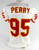 1997 Kansas City Chiefs Michael Dean Perry #95 Game Issued White Jersey 48 906