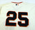 San Francisco Giants Barry Bonds #25 Authentic Cream Jersey Russell 52 8