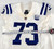 2018 Indianapolis Colts Joe Haeg #73 Game Issued P Used White Jersey 35 P 48 957