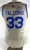 2021-22 Air Force Falcons #33 Game Issued Pos Used Grey Jersey Basketball L 446