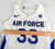 2019-20 Air Force Falcons #33 Game Issued Pos Used White Jersey Basketball L 447