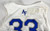 2019-20 Air Force Falcons #33 Game Issued Pos Used White Jersey Basketball L 447