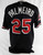 Texas Rangers Rafael Palmeiro #25 Game Used Black Jersey Big League 50 9
