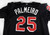 Texas Rangers Rafael Palmeiro #25 Game Used Black Jersey Big League 50 9